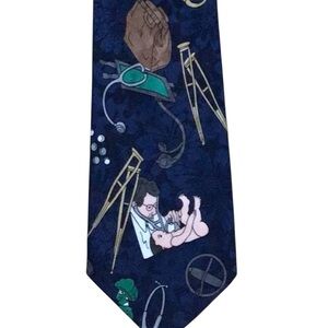 A Rogers Medical Profession Pediatric Orthopedic Surgery Pills Graphic Men's Tie